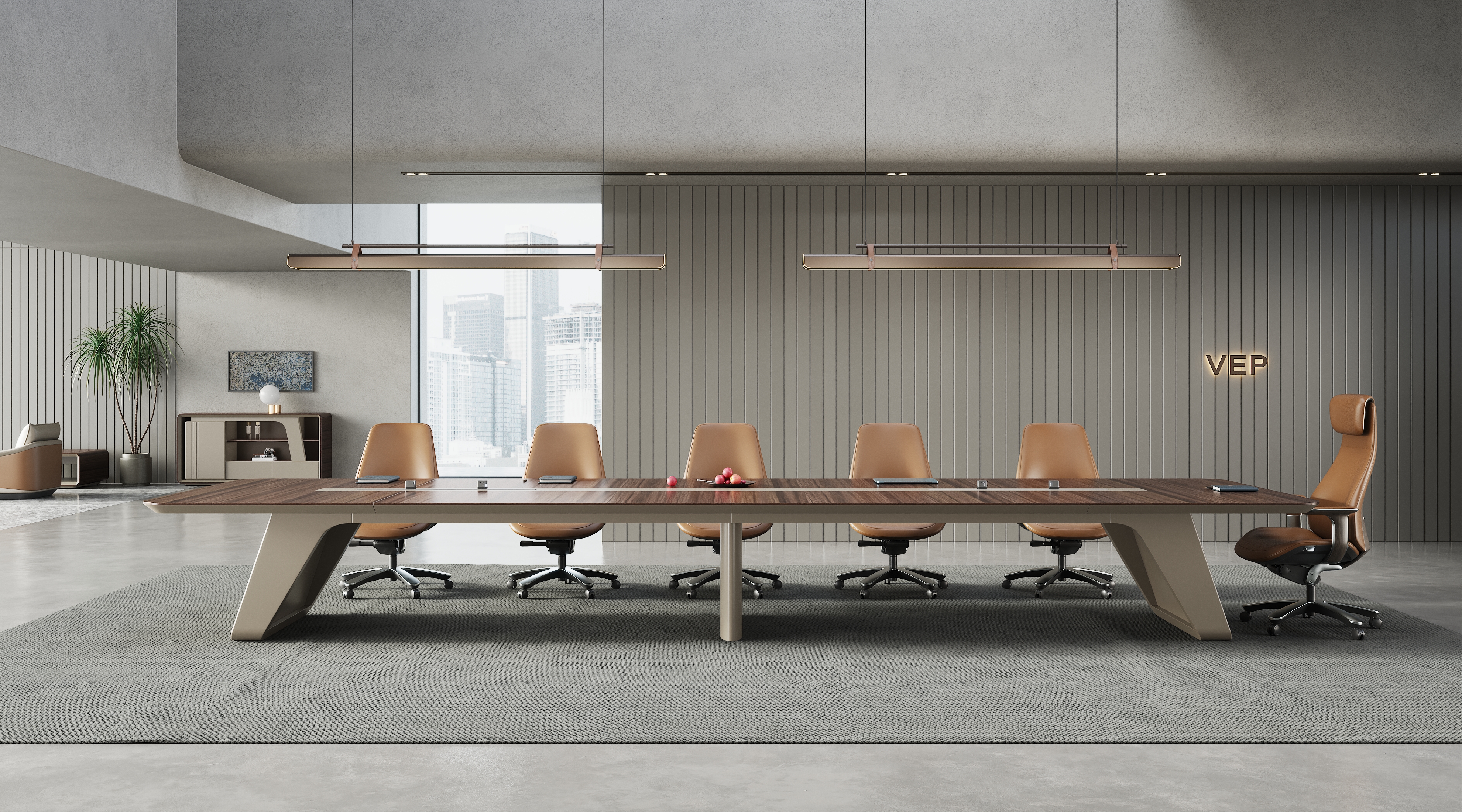 現代高檔實木會議桌系列